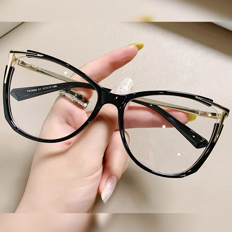 نظارات بصرية TR90 على شكل عين القطة للسيدات